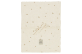 Wieg hoeslaken | Heart naturel