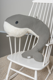 Feeding pillow | whale Momo | army green