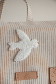 Backpack |  stripes bird