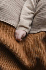 Blanket | baby | knitted rib | available in 8 colours