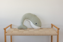 Voedingskussen | walvis Momo | eucalyptus