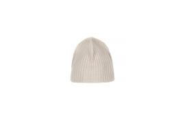 Muts 0-3 maand | knitted rib | Naturel & off-white