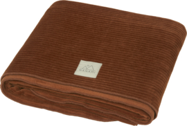 junior blanket 100x150 cm ribvelvet cotton