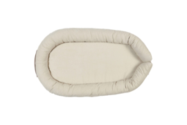Babynest | geweven rib - naturel