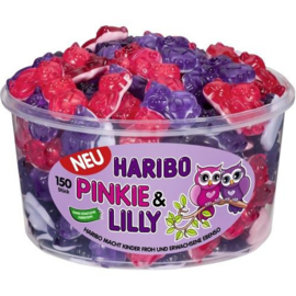 Haribo pinkie en lilly (uil) 150 stuks