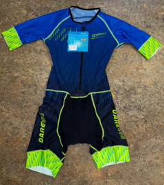 HerenTri-Suit Short Sleeve Black/Blue/Green