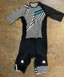 HerenTri-Suit sleeve White/Black/Blue maat medium & large