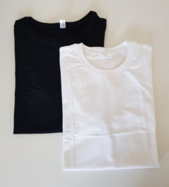 Heren T-shirt Zwart / Wit