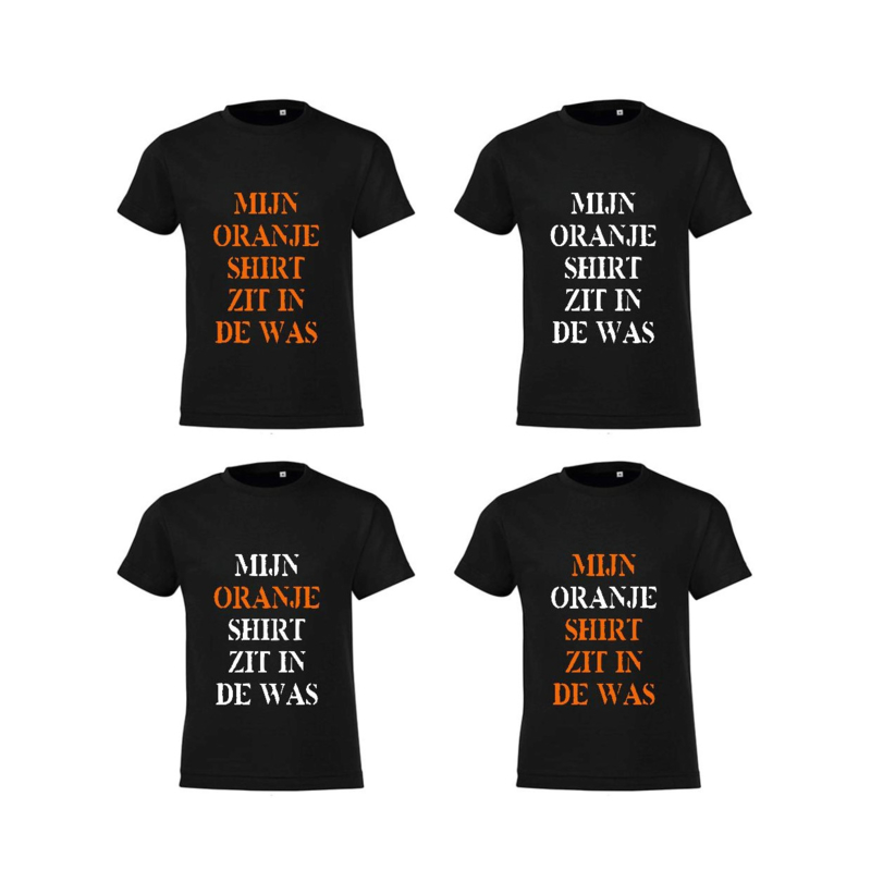 Verwonderlijk Mijn Oranje Shirt A Dames - Zwart | T-Shirts Dames | Style & Sticker RY-43