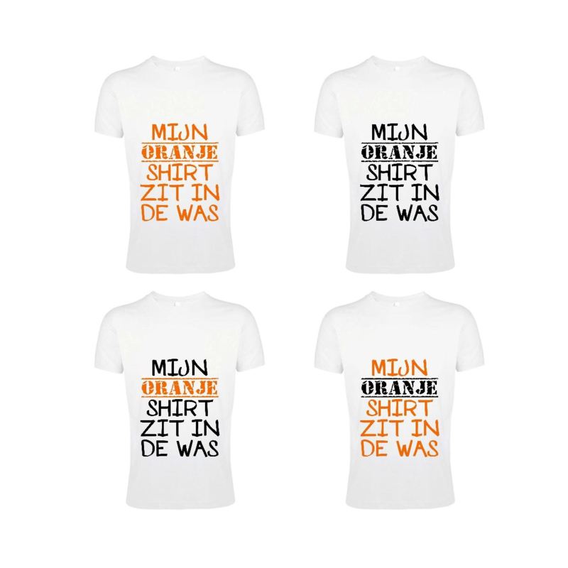 Bandiet Kleuterschool Zuiver Mijn Oranje Shirt D Dames - Wit | T-Shirts Dames Koningsdag | Style &  Sticker