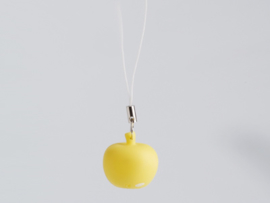 Mini-hanger appeltje geel