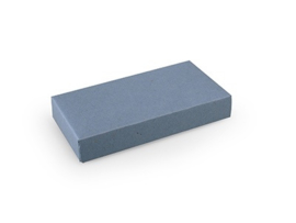 Rechthoekig doosje 1,5x10x5 cm,  kleur silver blue