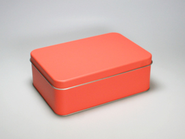 Presentatieblik rechthoekig model, medium, kleur oranje