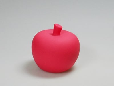 Mini-spaarpot appel kleur rood