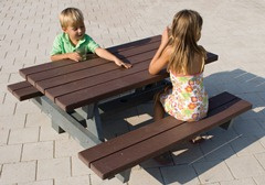 Kunststof Picknicktafel OSLO junior