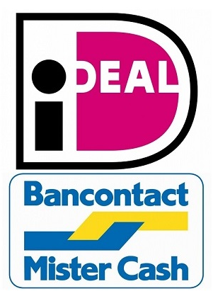 Te betalen met Ideal en Bancontact