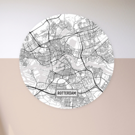 Stadskaart - wandcirkel
