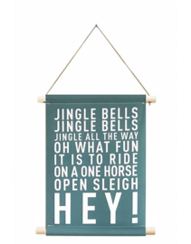 Jingle Bells textielposter