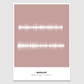 Soundwave poster - eigen geluid