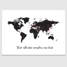 Wereldkaart poster