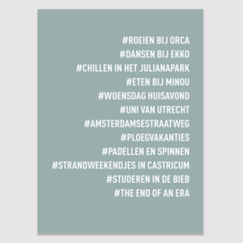 Hashtag poster student