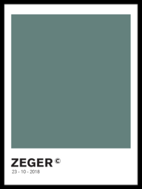 Pantone poster -  (20 kleuren)