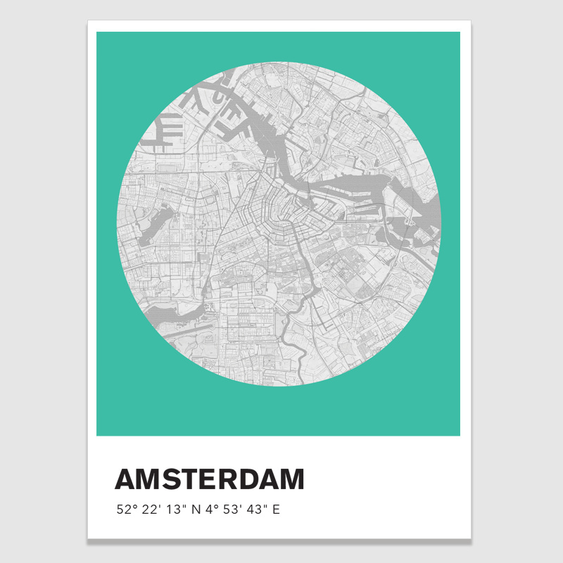 Stadsplattegrond Amsterdam