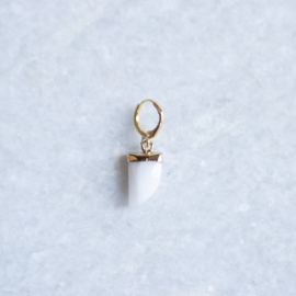 Earring || White tooth