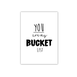 Bucketlist || A4 Poster