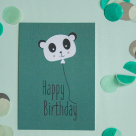 Panda happy Birthday || A6 Kaart