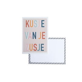 Kusje van je zusje|| A6 Kaart