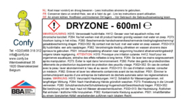DRYZONE 3 x 600 ml injectiegel tegen opstijgend vocht