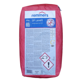 REMMERS SP LEVELL 20kg (Grundputz) Grondeerpleister met zoutbufferende eigenschappen voor vocht- en zoutbelast metselwerk