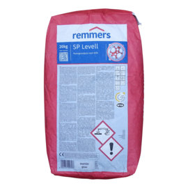 REMMERS SP LEVELL 20kg, plâtre primaire poreux, accumulateur de sels pour les maçonneries humides et chargées en sels