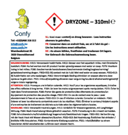 Gel d'injection DRYZONE contre l'humidité ascensionnelle - 310ml - 5 pièces