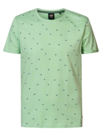 Petrol t-shirt mint all-over neon print TSR6159