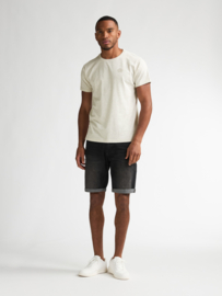 Petrol t-shirt creme gemeleerd TSR 614