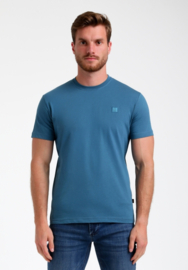 Gabbiano T-shirt petrol met backprint 155518