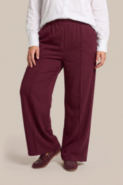 Exxcellent Mireya flare pant bordeaux