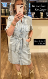 Garcia denim jurk met opgestikte zakken
