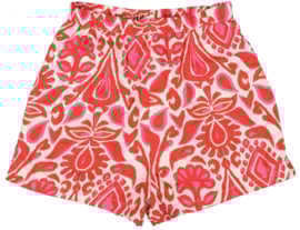 Garcia short linnen look geprint