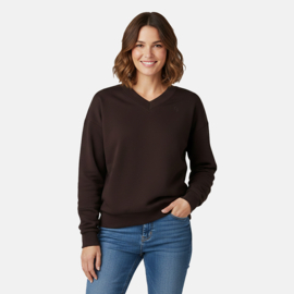 Cars sweater v-hals zacht materiaal bruin