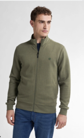 Petrol vest met wafel motief groen 333