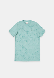 Gabbiano T-shirt Brenno zeegroen met all-over printje