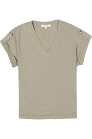 Garcia T-shirt V-hals summer olive