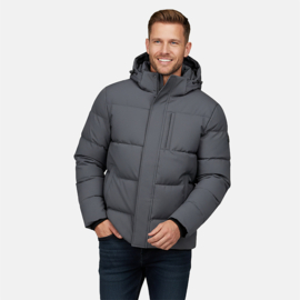 Cars Bradco bubble coat met afritsbare capuchon grijs
