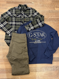 G-star Rovic Zip 3D regular Taperd fit ( cargobroek ) groen