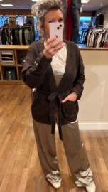 Vest bruin met centuur ( 1 maat )