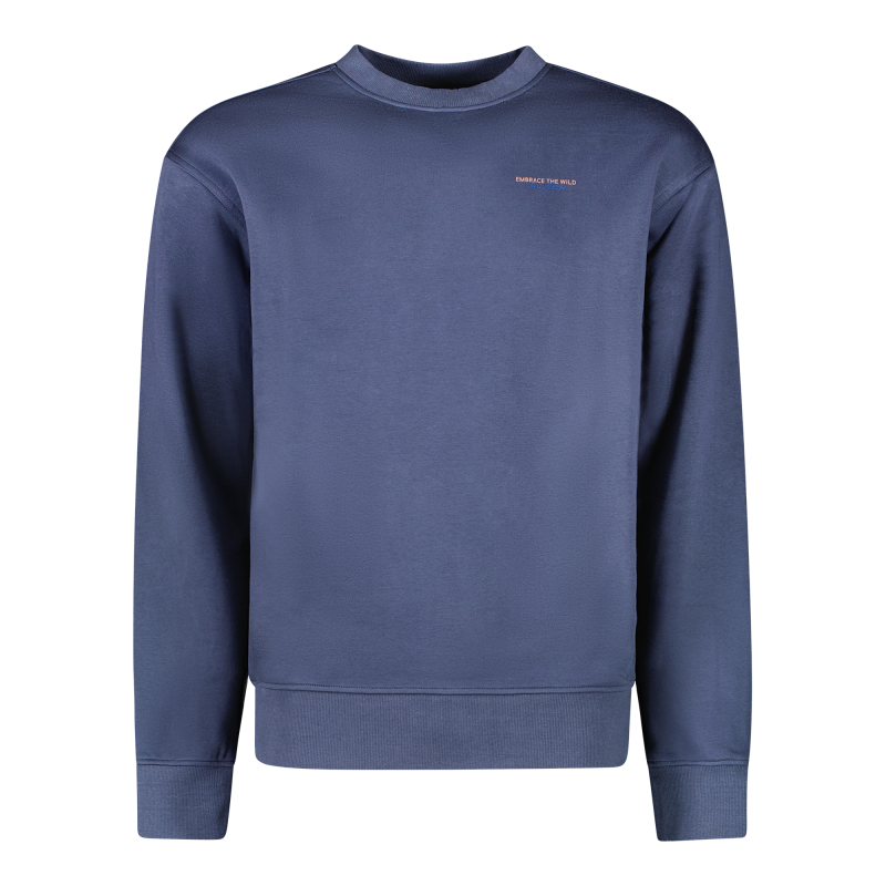 Cars sweater Diso met rug print donkerblauw