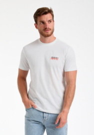 Gabbiano T-shirt ecru met backprint 155515